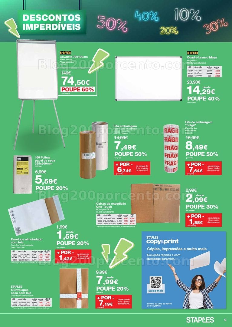 Antevisão Folheto STAPLES Descontos Imperdíveis Promoções de 15 junho a 2 julho